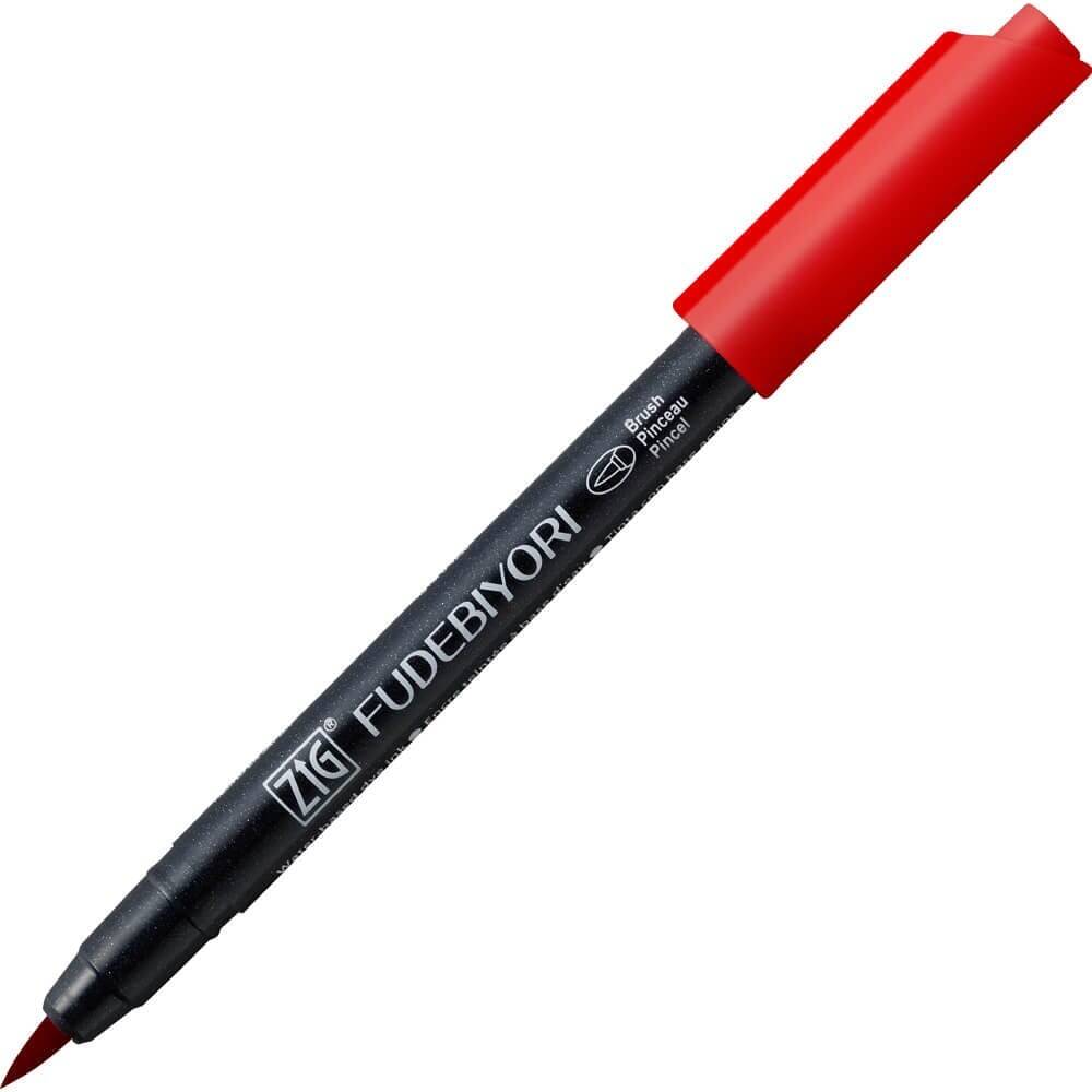 Zig Fudebiyori Brush Cbk-55n 022 Carmine Red