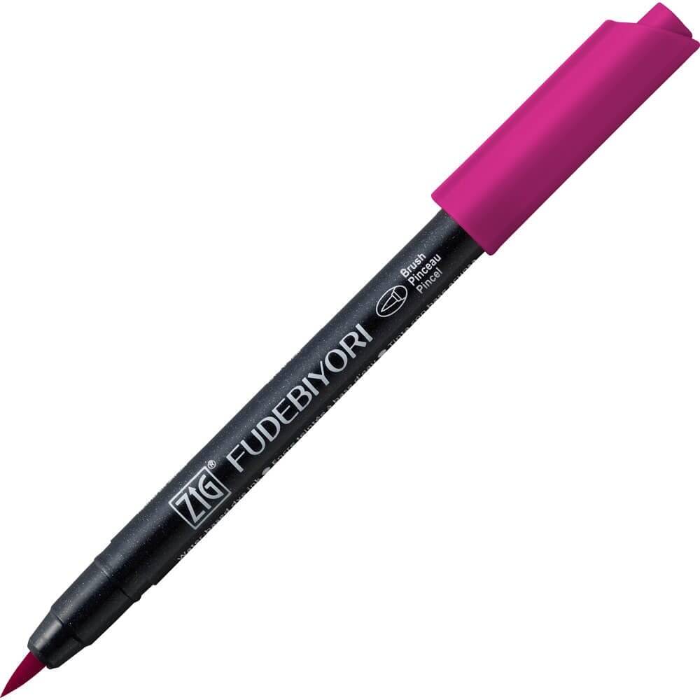Zig Fudebiyori Brush Cbk-55n 027 Dark Pink