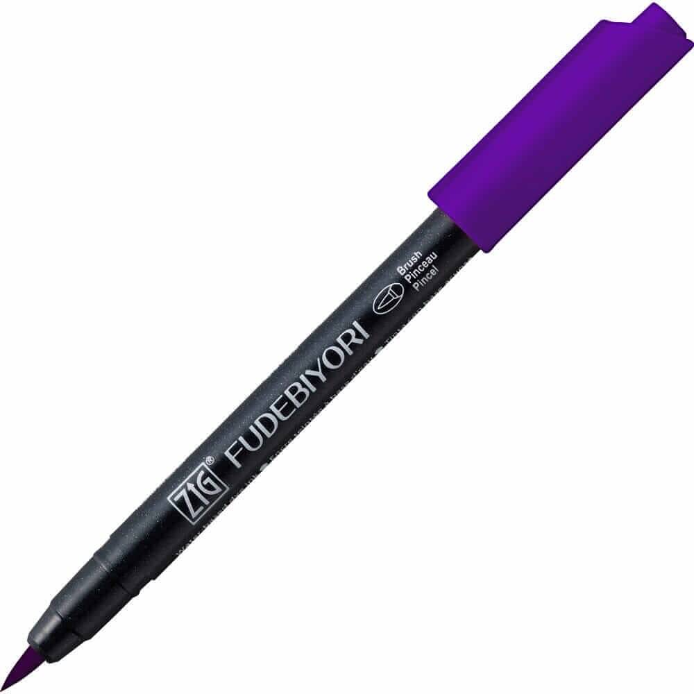 Zig Fudebiyori Brush Cbk-55n 084 Deep Violet