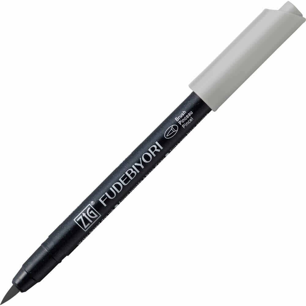 Zig Fudebiyori Brush Cbk-55n 091 Light Gray