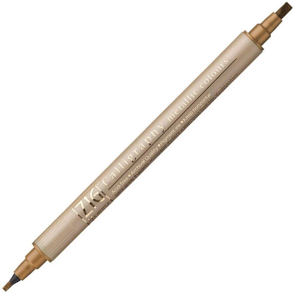Zig Kaligrafi Kalemi Metalik Ms-8400 Copper 123