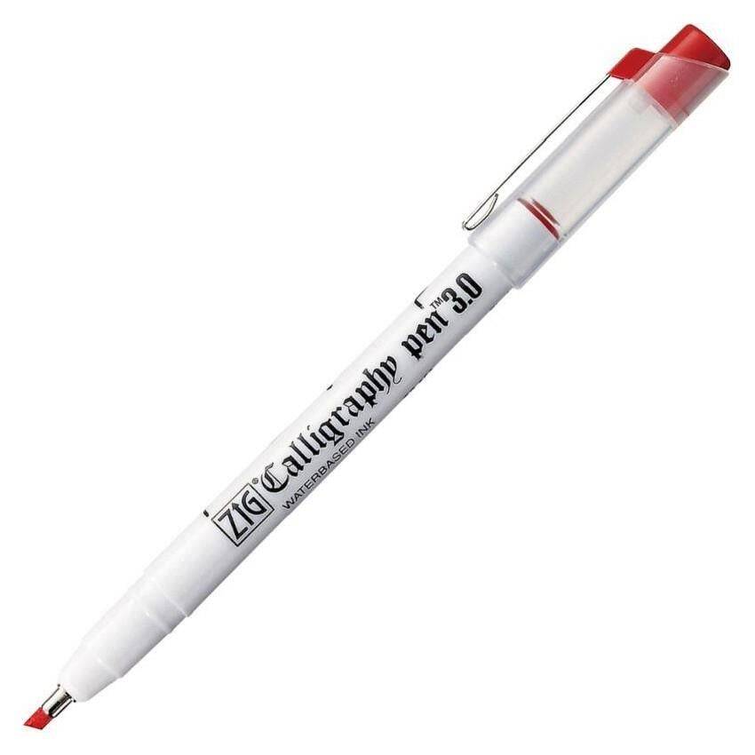 Zig Calligraphy Pen PC-300 Red 3.0 mm