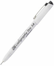 Zig Calligraphy Pen Permanent Pca-110 Black 1.0 Mm