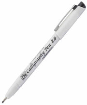 Zig Calligraphy Pen Permanent Pca-210 Black 2.0 Mm