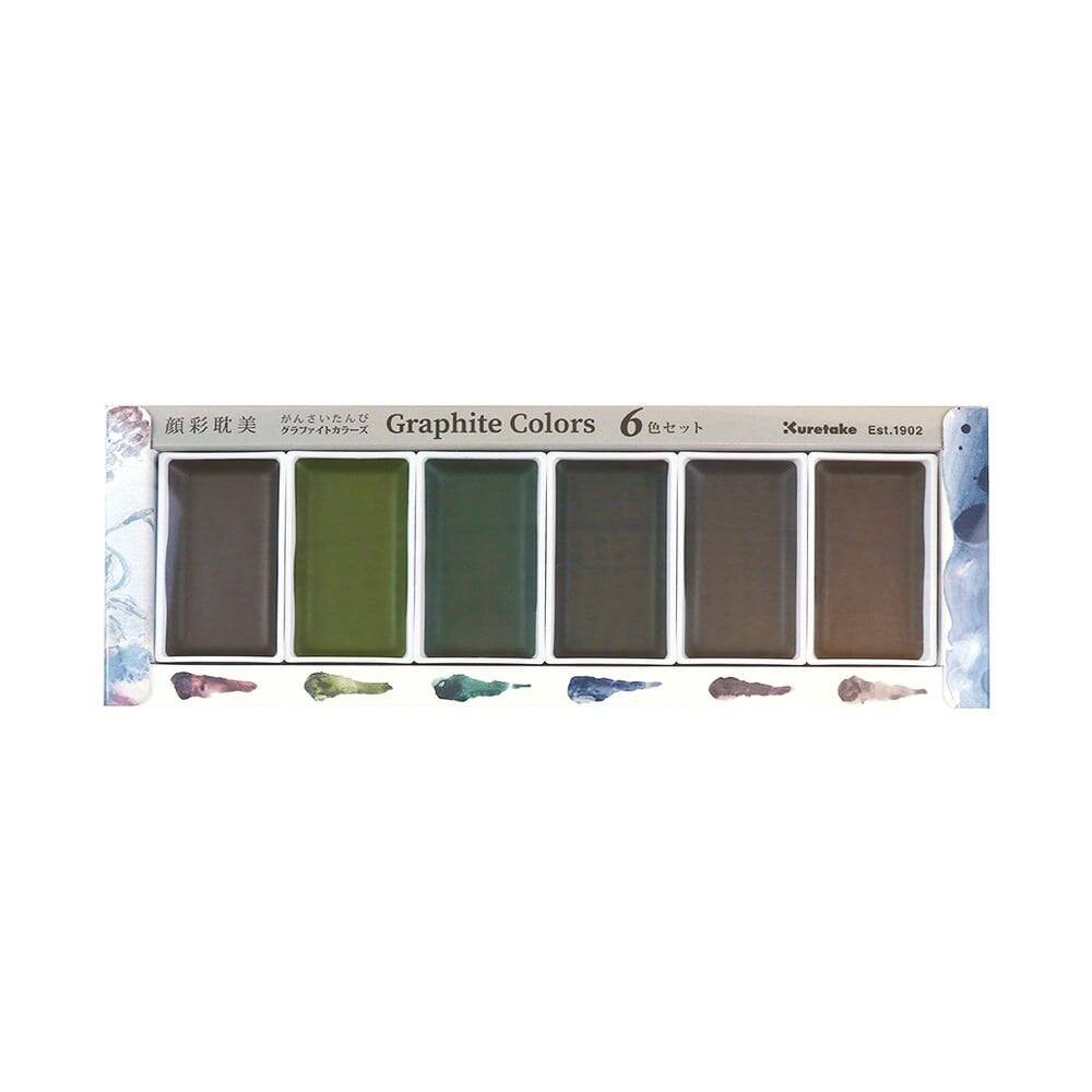 Zig Kurateke Gansai Tambi Graphite Colours Suluboya Seti 6 Renk Mc20-GR/6V