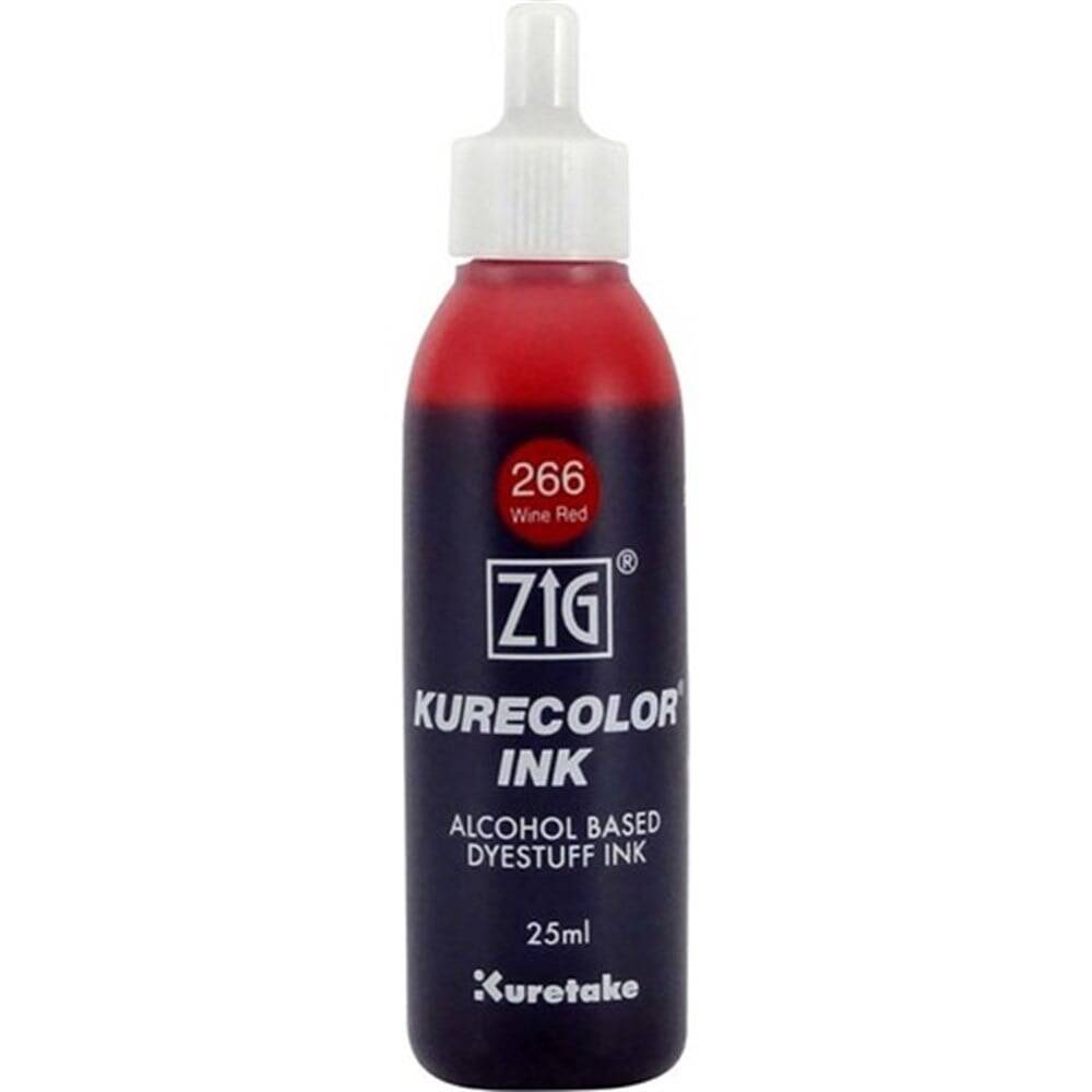 Zig Kurecolor Mürekkep 25 ml 266 Wine Red