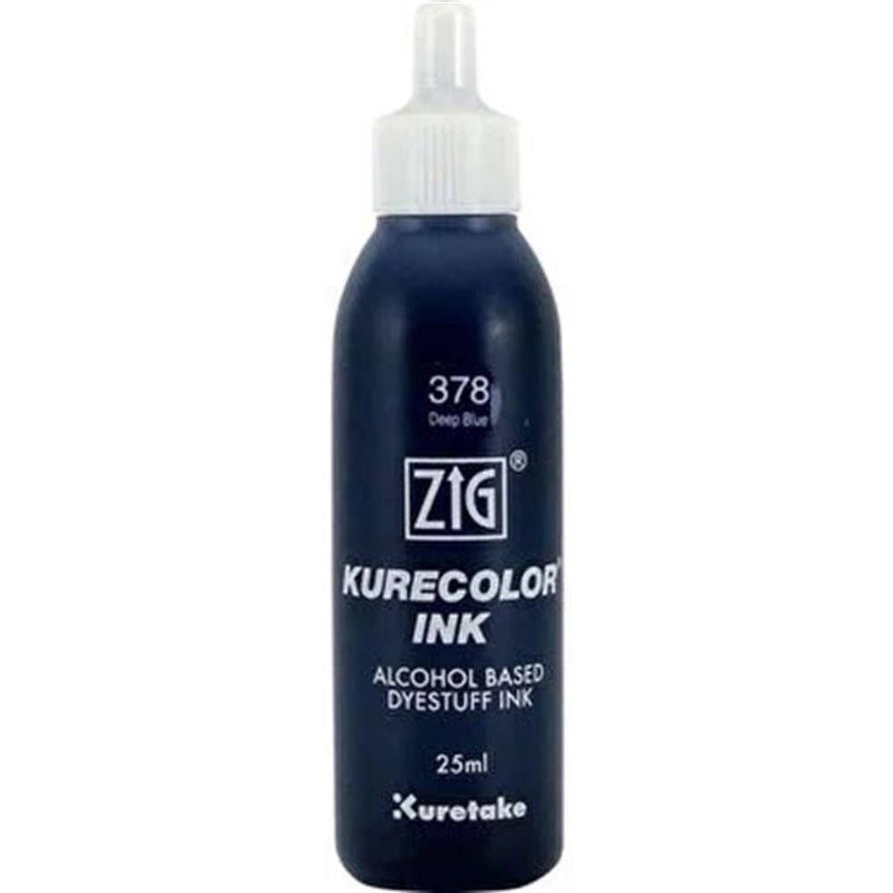 Zig Kurecolor Mürekkep 25 ml 378 Deep Blue
