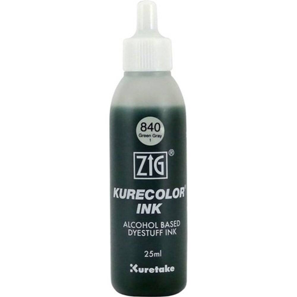 Zig Kurecolor Mürekkep 25 ml 840 Green Gray 1