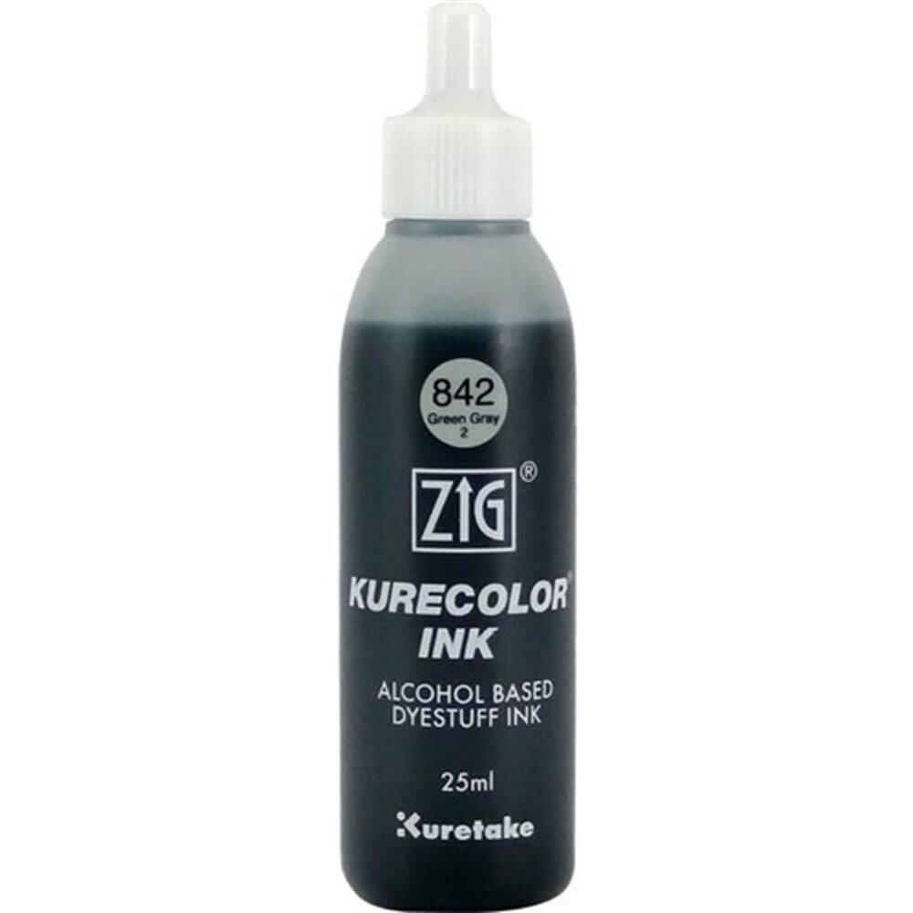 Zig Kurecolor Mürekkep 25 ml 842 Green Gray 2