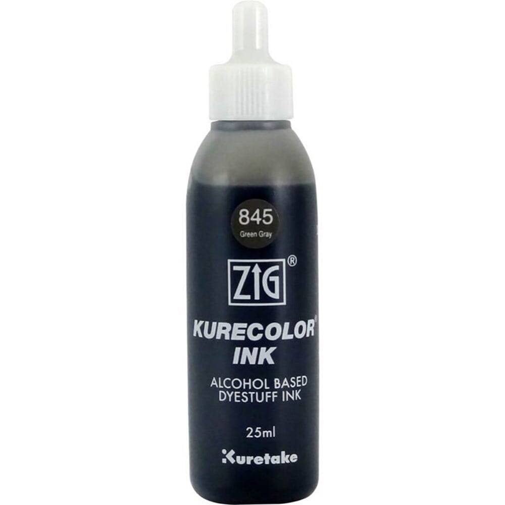 Zig Kurecolor Mürekkep 25 ml 845 Green Gray