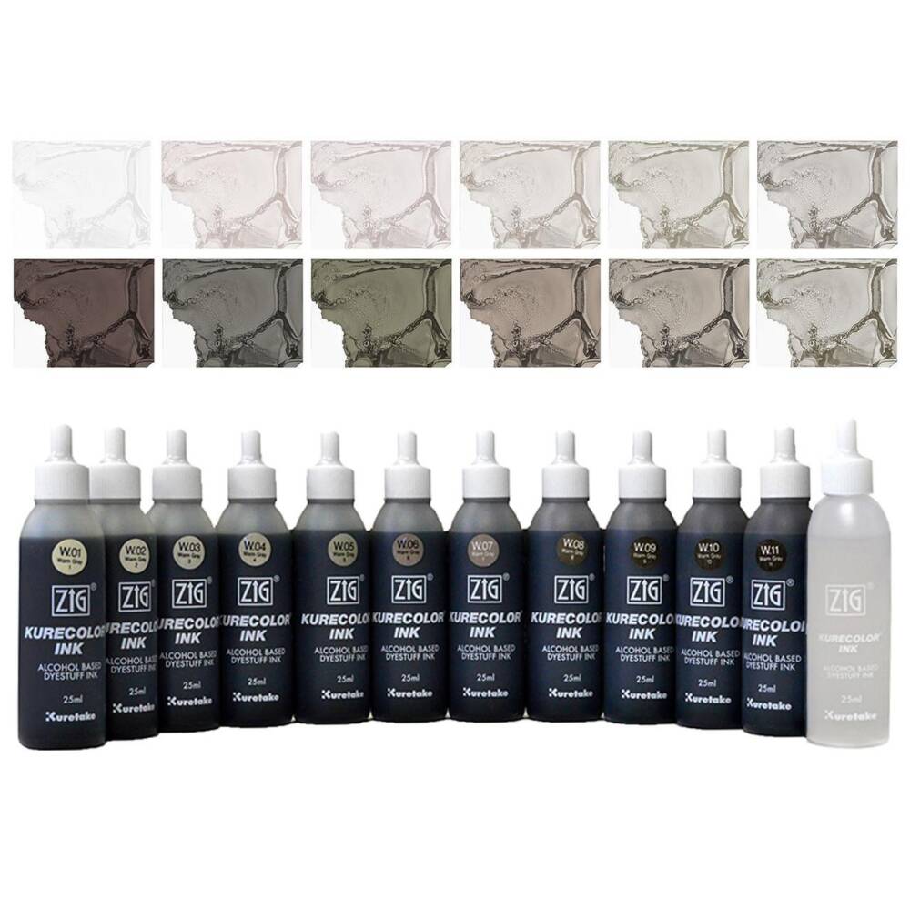 Zig Kurecolor Mürekkep 25 ml W06 Warm Gray 6