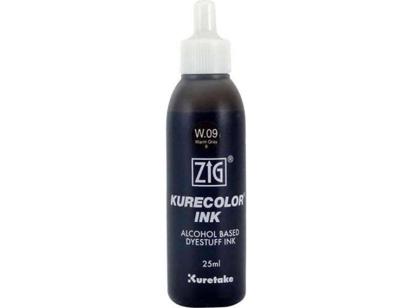 Zig Kurecolor Mürekkep 25 ml W09 Warm Gray 9