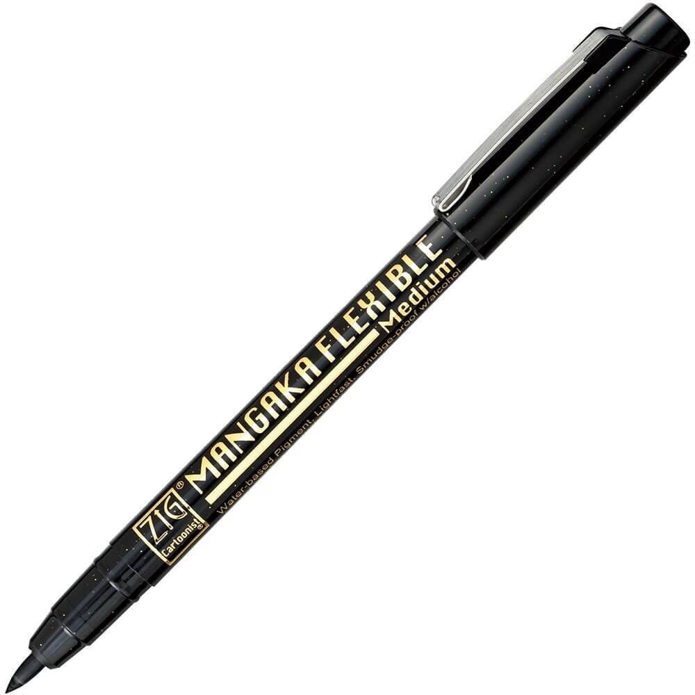 ZIG Mangaka Drawing k.felexible CNMM Medium Black
