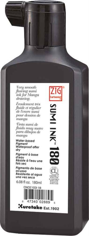 Zig Mangaka Sumi Ink Black 180 ml. Cnce103-18