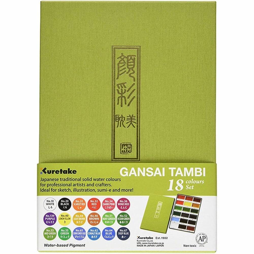 Zig Pigment Gansai Tambi Suluboya Seti 18'Li