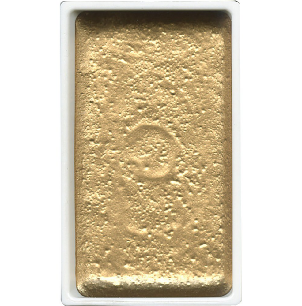 Zig Watercolor Pigment Gansai Tambi Tablet Gold No:90