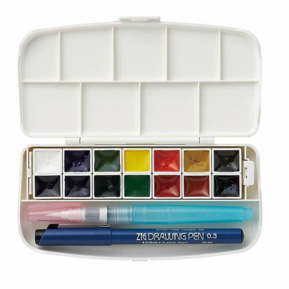 Zig Suluboya Pigment Transparent Wsk G301-1 14 Renk